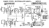 Fender Bassman-AA864 - Schematic 